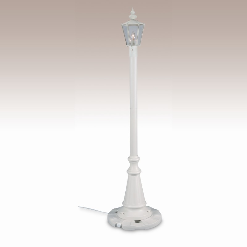 Cambridge Park Style Single Lantern Patio Lamp Black : Outdoor Garden Lamps