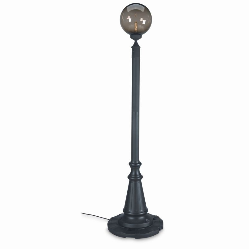 European Globe Portable Patio Lamp Bronze Globe : Outdoor Garden Lamps