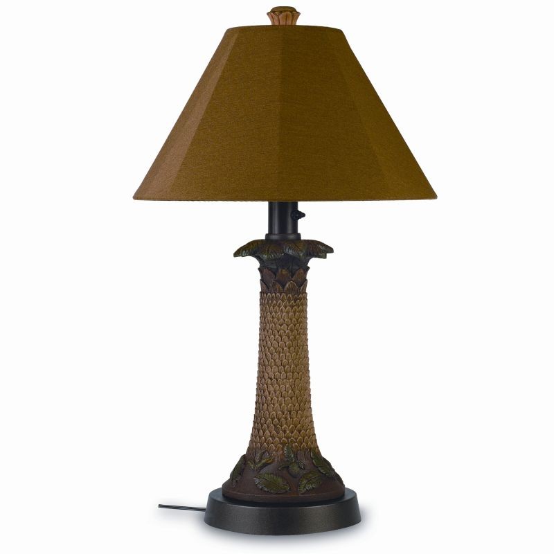 Palm Design Outdoor Table Lamp