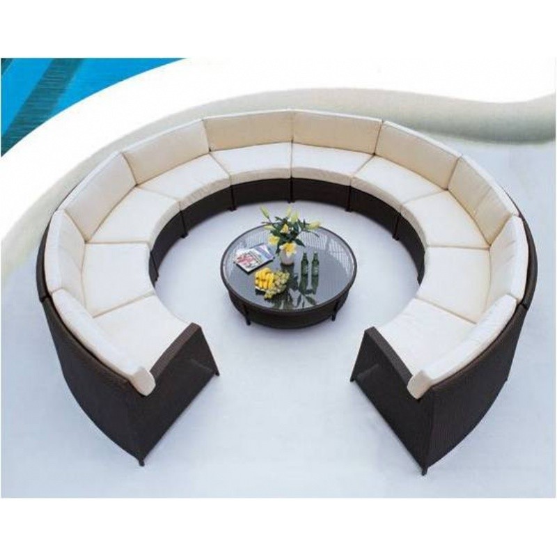 A Round Pod Outdoor 11 piece Deep Seating Set