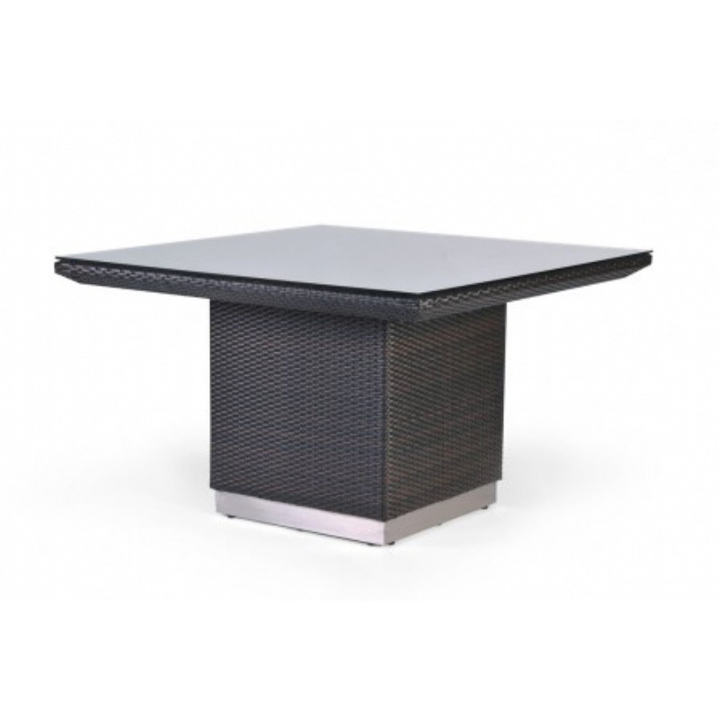 Mirabella Modern Wicker Square Dining Table 48 inches