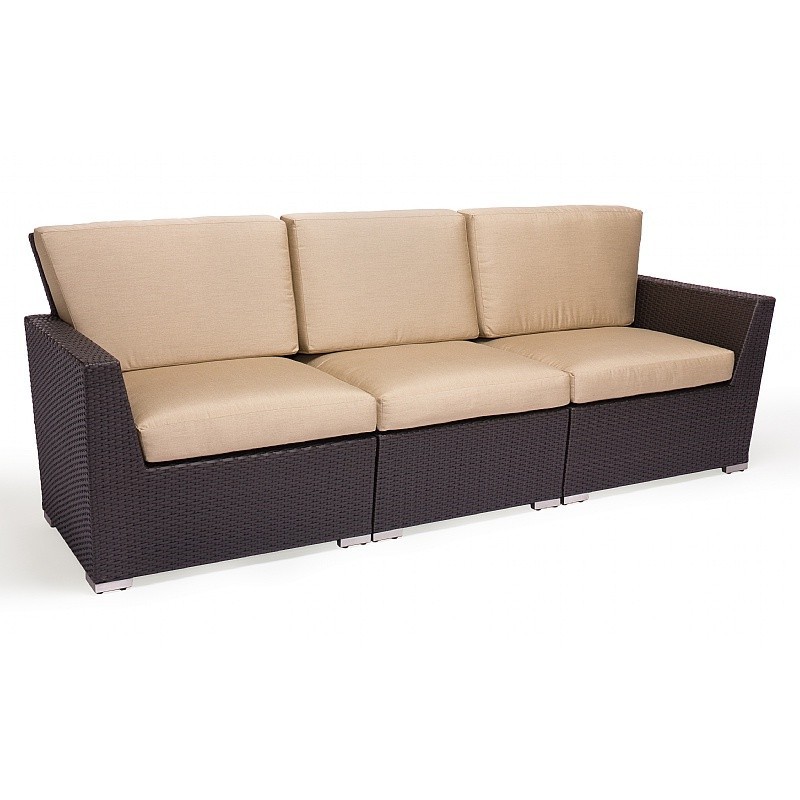 Maxime Wicker Deep Club Sofa Sectional
