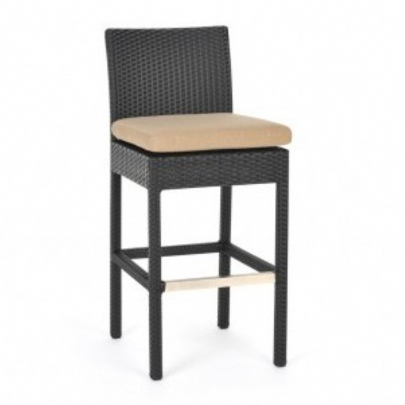 Maxime Wicker Bar Stool