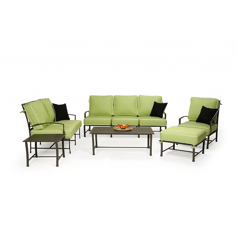 San Michelle Cast Aluminum Club Deep Seating Group 6 piece