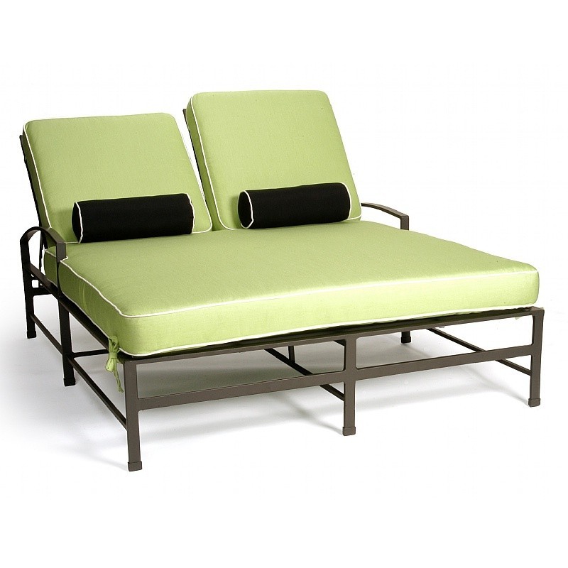 San Michelle Cast Aluminum Chaise Lounge Daybed