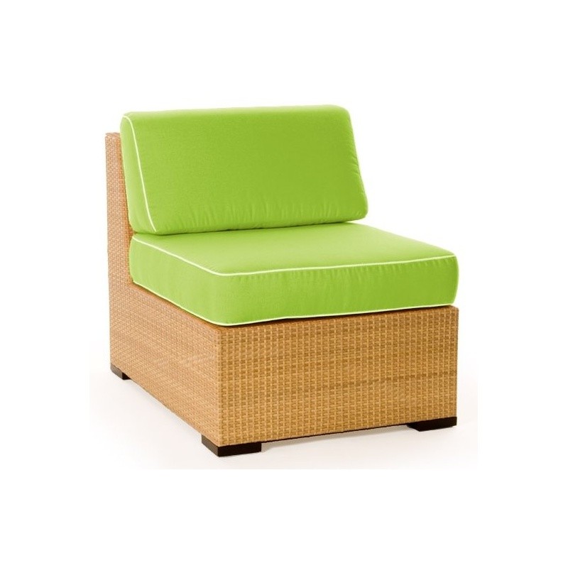 Point Dome Outdoor Wicker Sectional Center Unit