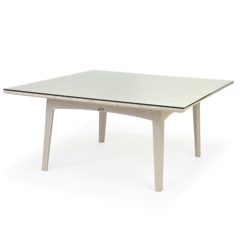 Outdoor Furniture: Outdoor Wicker: Verona Outdoor Wicker Dining Table Square 64 inches