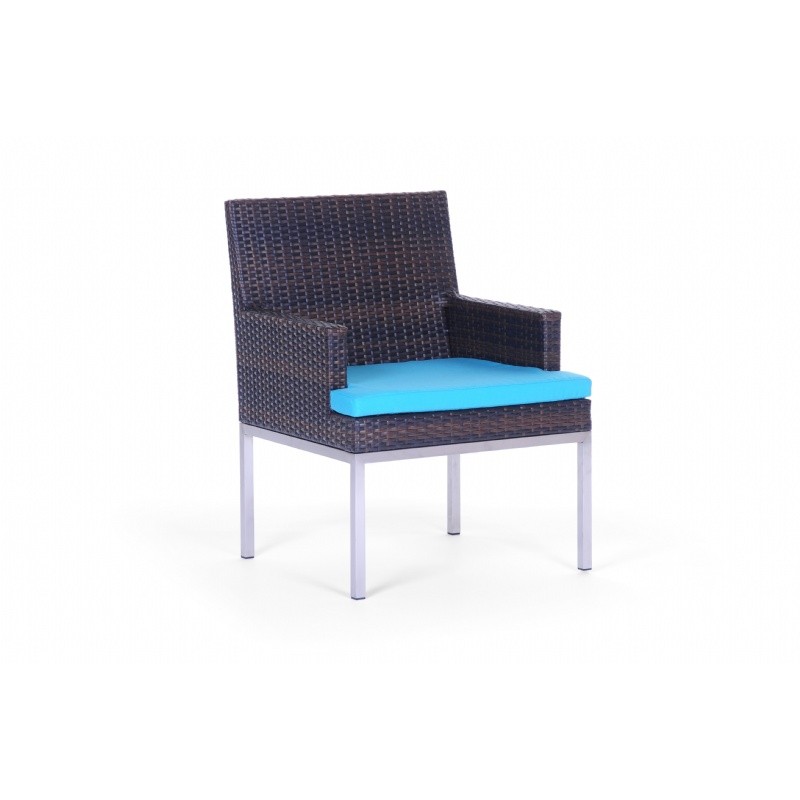 Mirabella Modern Wicker Dining Arm Chair : Patio Chairs