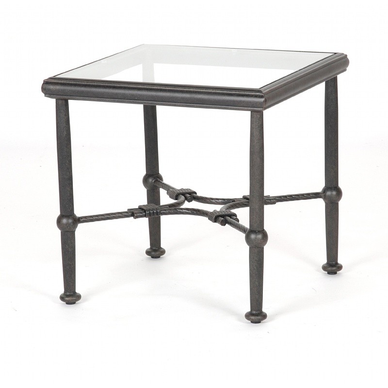 Venice Die Cast Square End Table 21 inch : Coffee Tables