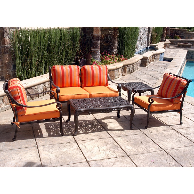 Victoria Traditional Cast Aluminum Garden Furniture