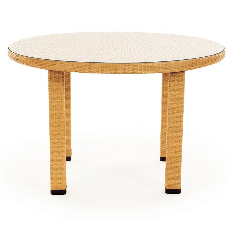 Mayan Outdoor Wicker Round Dining Table