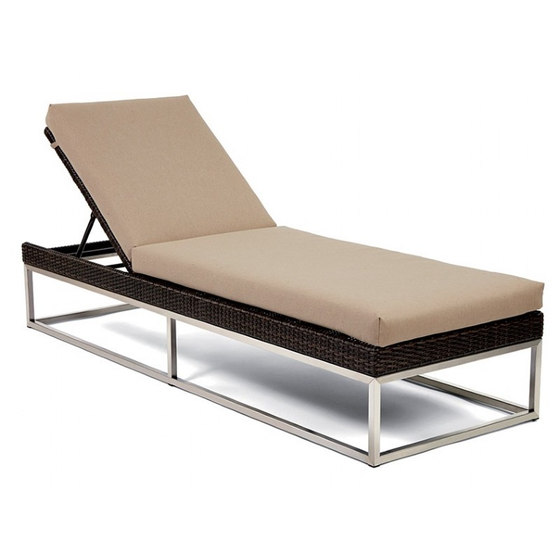 Mirabella Modern Wicker Chaise Lounge Mirabella Modern Wicker Chaise Lounge