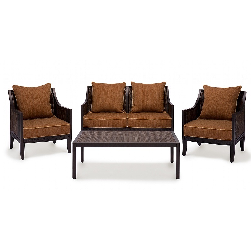 Fusion Outdoor Deep Seating Set 4 pieces
