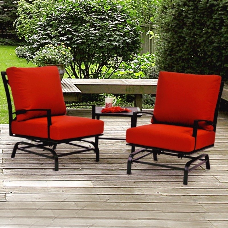San Michelle Cast Aluminum Club Glider Set 3 Piece San Michelle Cast Aluminum Club Glider Set 3 Piece