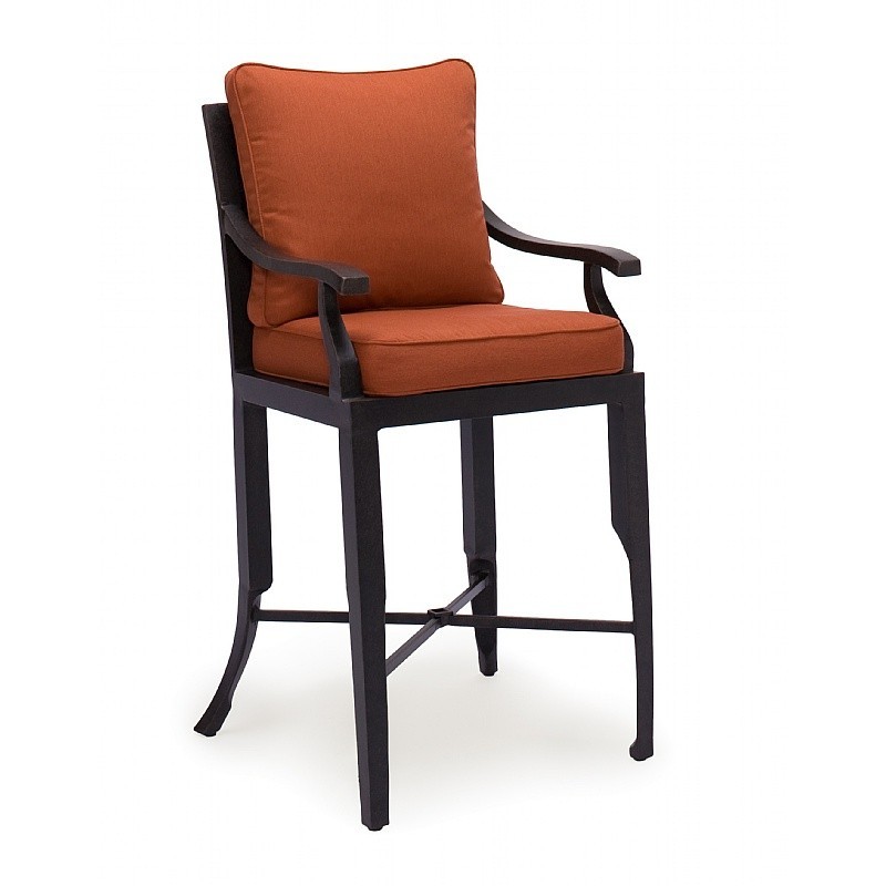 Paris Contemporary Cast Aluminum Dining Bar Chair Paris Contemporary Cast Aluminum Dining Bar Chair