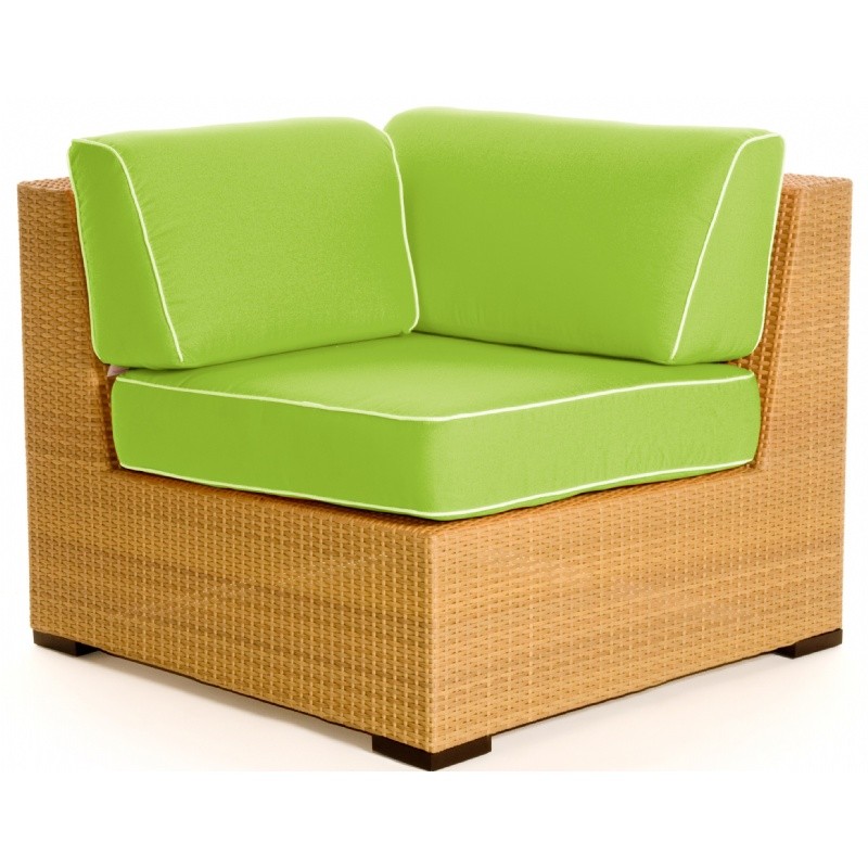 Point Dome Outdoor Wicker Sectional Corner Unit
