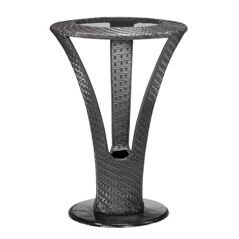 Outdoor Furniture: Round Dining Tables: Corona Outdoor Bar Table Espresso