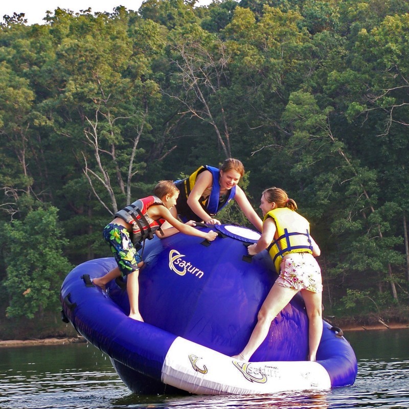 Saturn Lake Island Rocking Sphere 8 Ft.