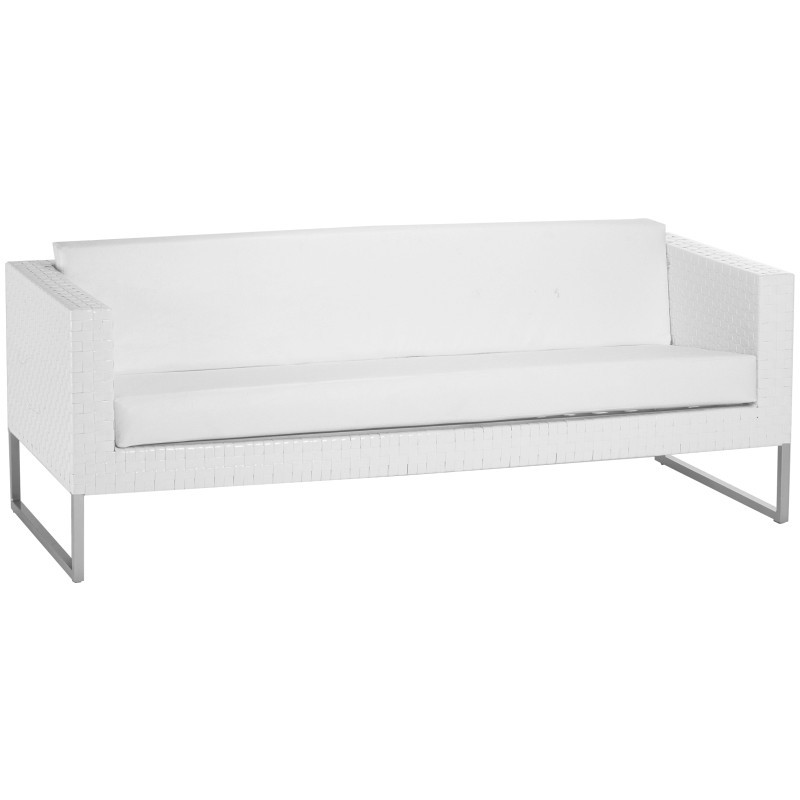 Cube Outdoor Sofa Three Seater
