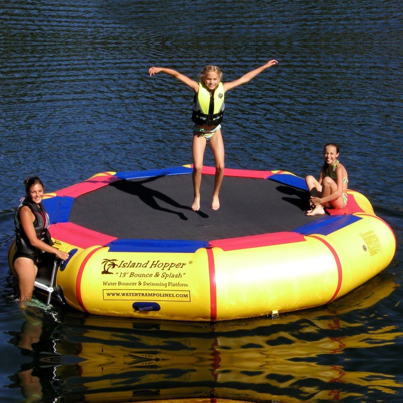 Island Hopper 13 feet Bounce & Splash Padded Water Bouncer alternative photo #6