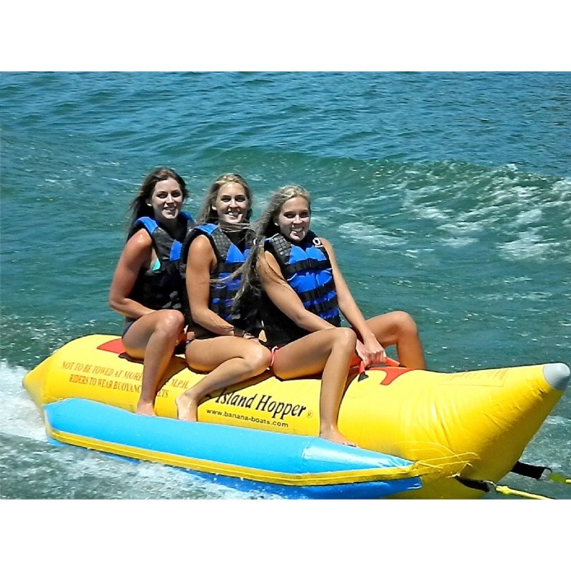 Pool & Beach: Towable Tubes: Banana Boat Towable Water Sled 3 Passenger