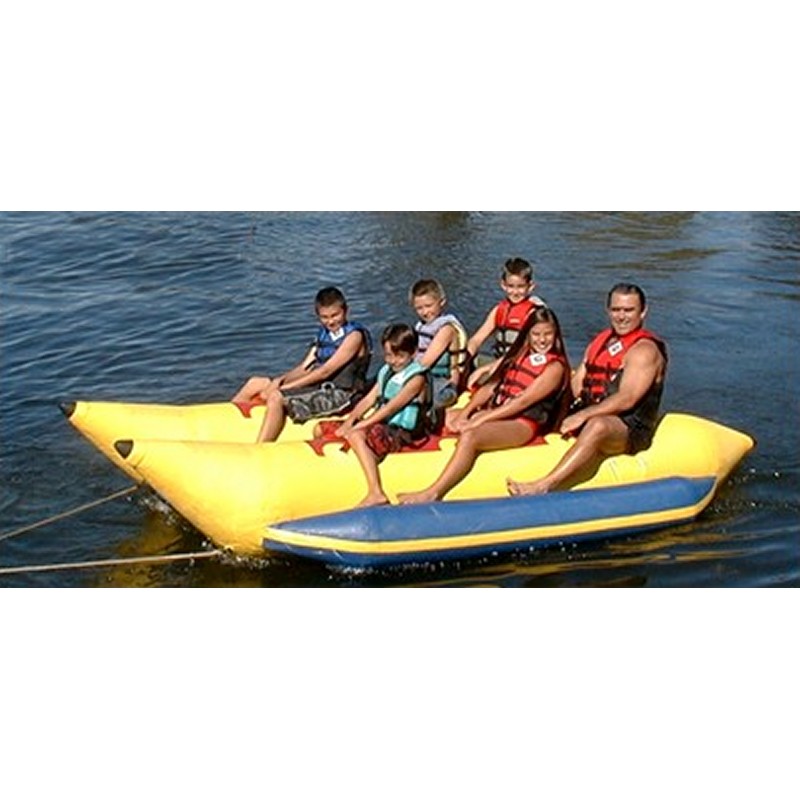 Banana Boat Towable Water Sled 6 Passenger Side by Side Banana Boat Towable Water Sled 6 Passenger Side by Side