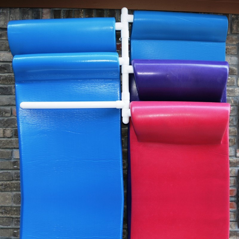 Pool Float Storage 6 Float Rack Wall Mounted