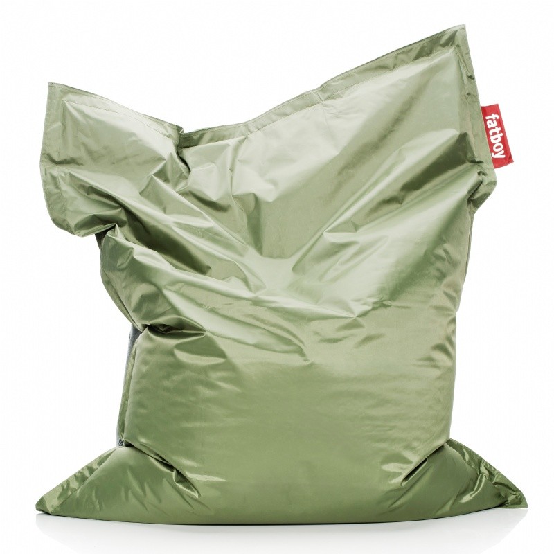 Furniture: Bean Bag Chairs: Fatboy Original Lounge Beanbag Olive