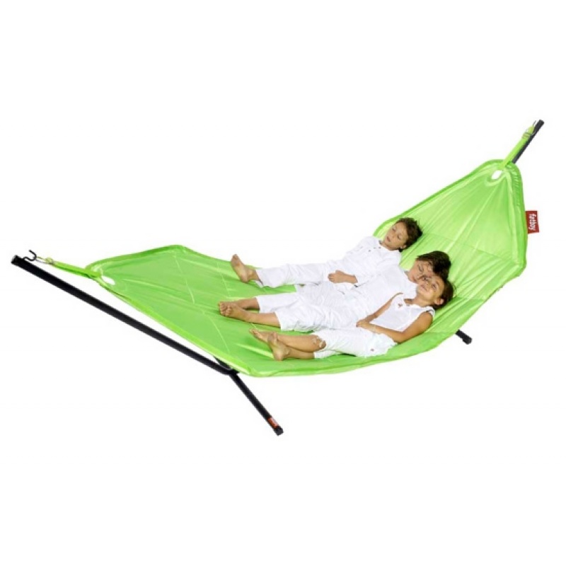 Outdoor Furniture: Hammocks: Fatboy Headdemock Deluxe Outdoor Hammock Light Green