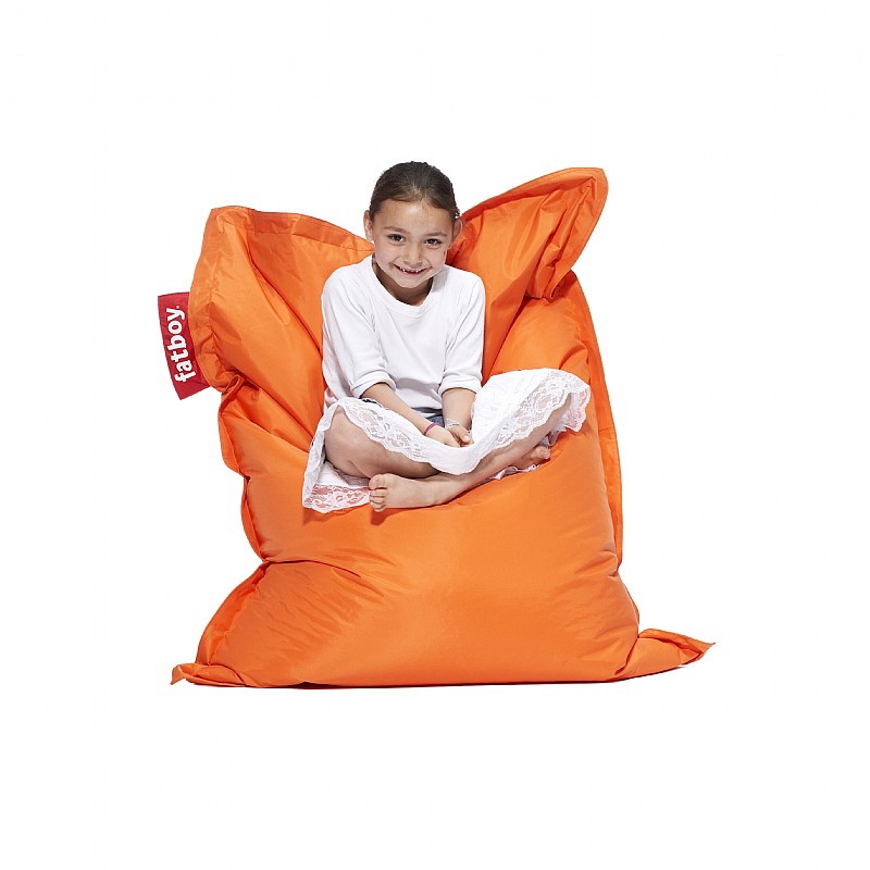 Furniture: Kids Bean Bags: Fatboy Junior Beanbag Orange