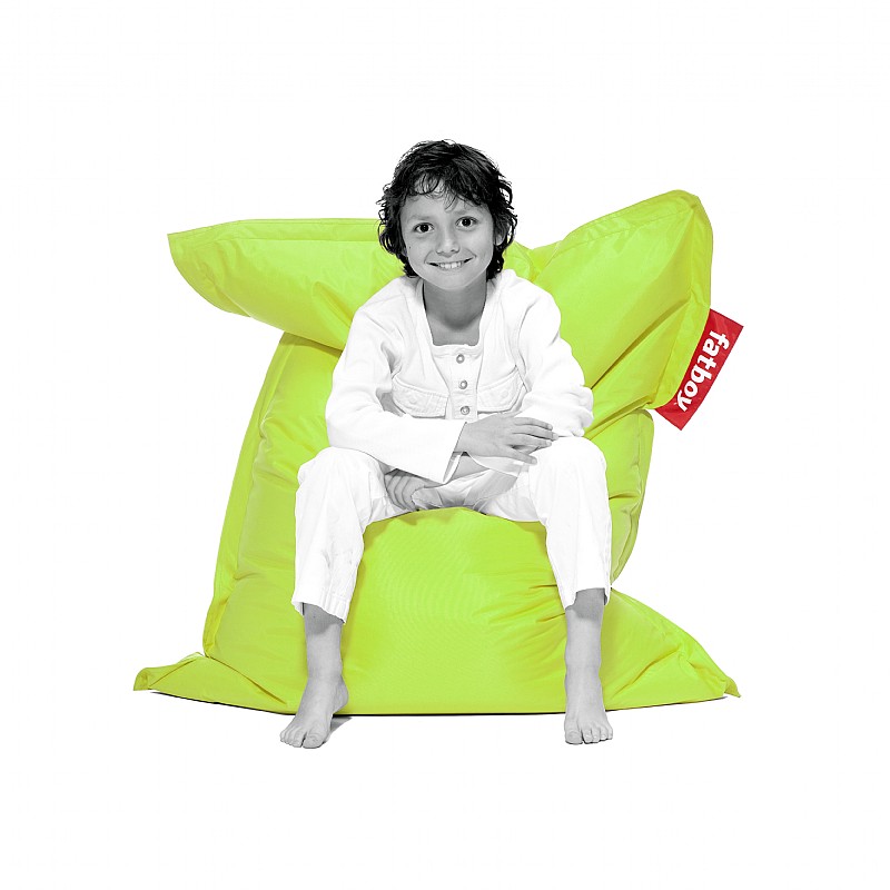 Furniture: Kids Bean Bags: Fatboy Junior Beanbag Lime Green