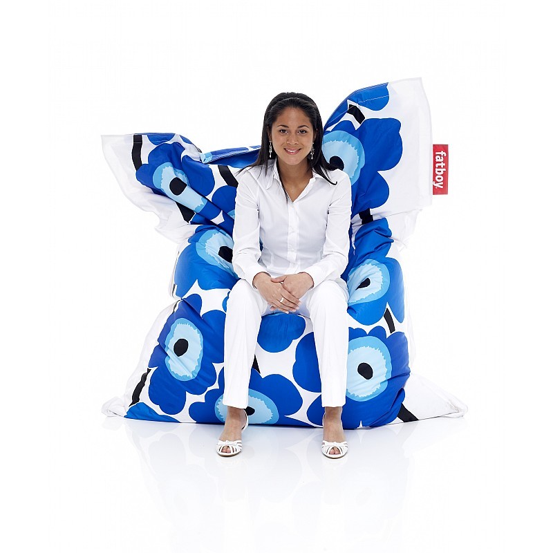 Gifts For Her: Fatboy Marimekko Designer Beanbag Unikko Blue
