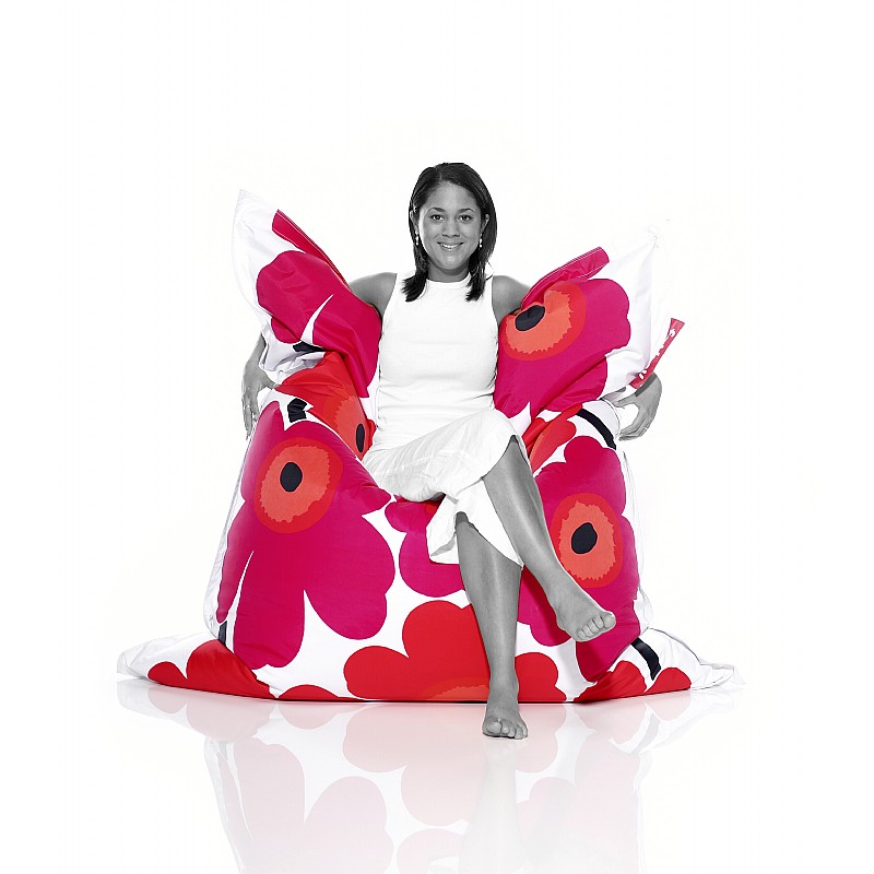 Gifts For Her: Fatboy Marimekko Designer Beanbag Unikko Red