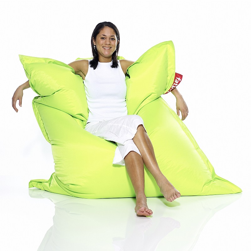 Furniture: Bean Bag Chairs: Fatboy Original Lounge Beanbag Lime Green