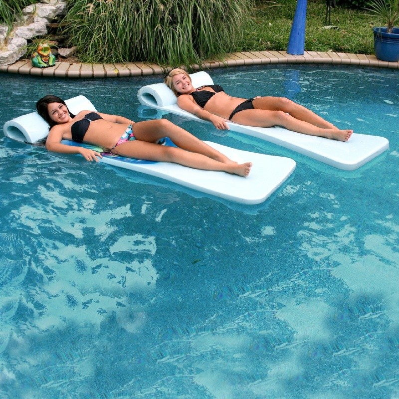 Pool & Beach: Pool Floats: Lazy Waves Unsinkable Pool Float Medium Thick
