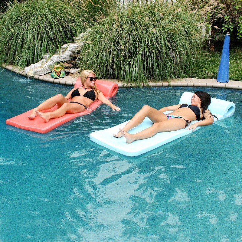 Pool & Beach: Pool Floats: Lazy Waves Unsinkable Pool Float 2.5 Inch Thick