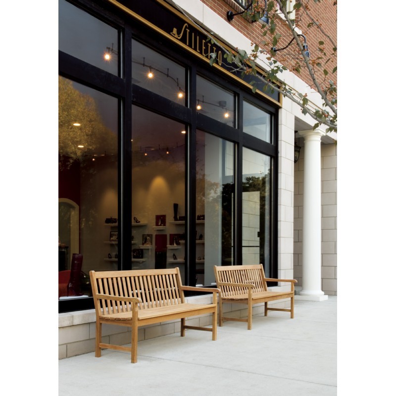 Shorea Wood Classic Outdoor Bench 5 Feet alternative photo #1
