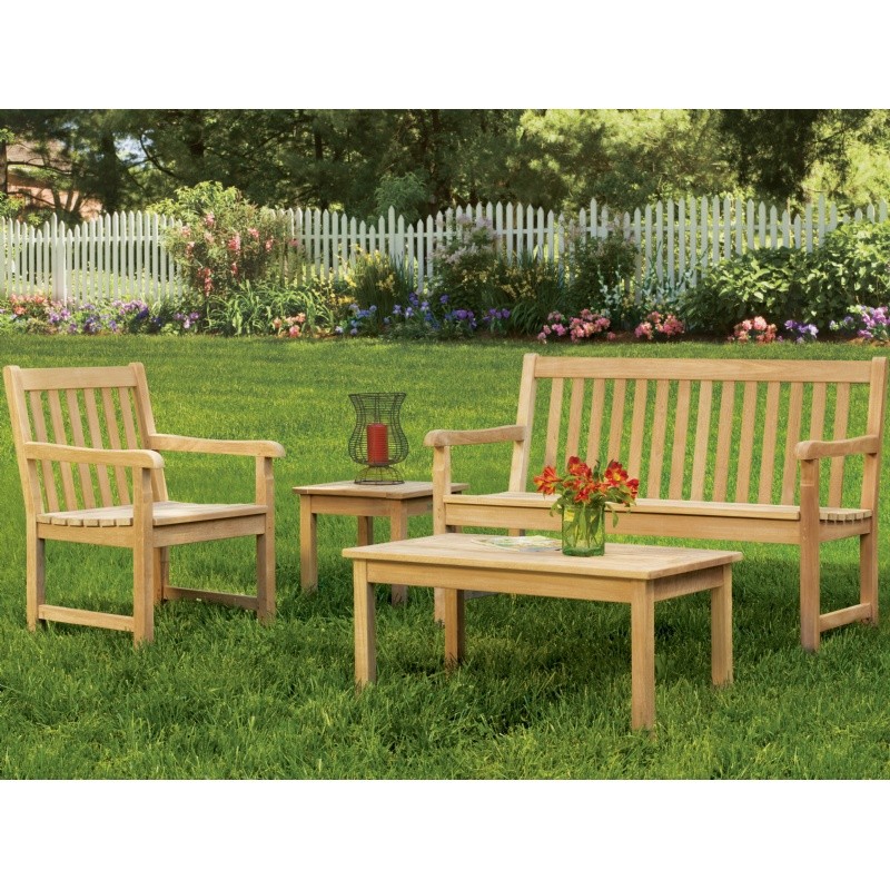 Shorea Wood Classic Outdoor Arm Chair alternative photo #5