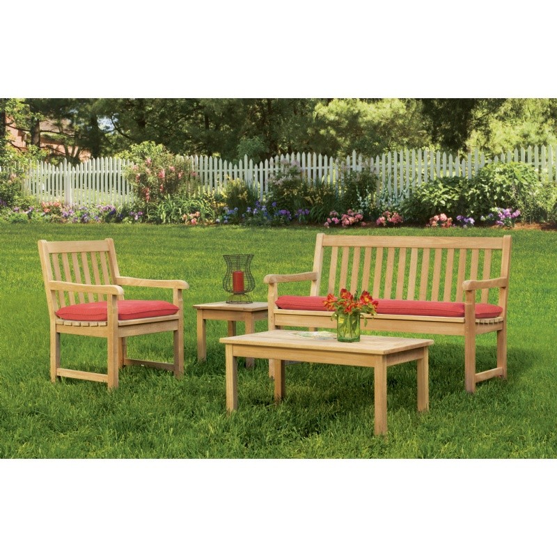 Shorea Wood Classic Outdoor Bench 4 Feet alternative photo #1