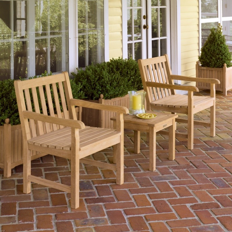 Shorea Wood Classic Outdoor Arm Chair alternative photo #4
