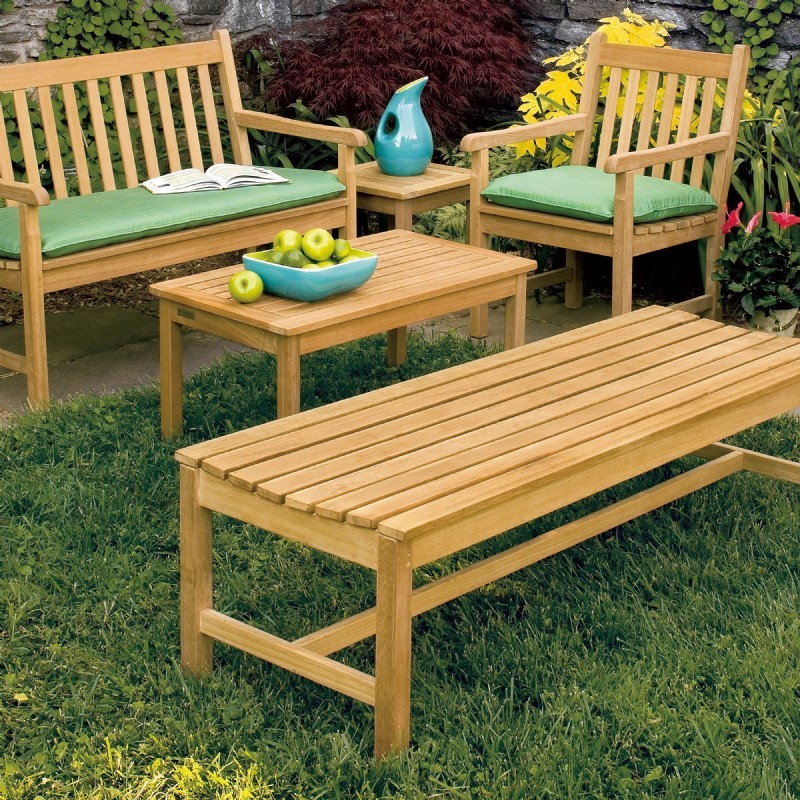 Shorea Wood Rectangle Outdoor Coffe Table 36 inch alternative photo