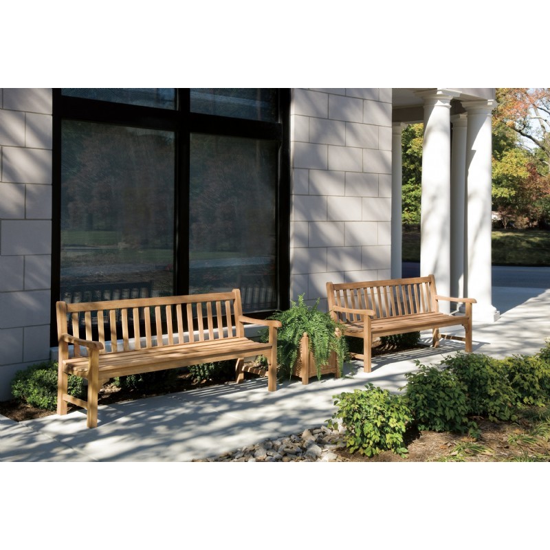 Shorea Wood Essex Outdoor Bench 6 Feet alternative photo #1