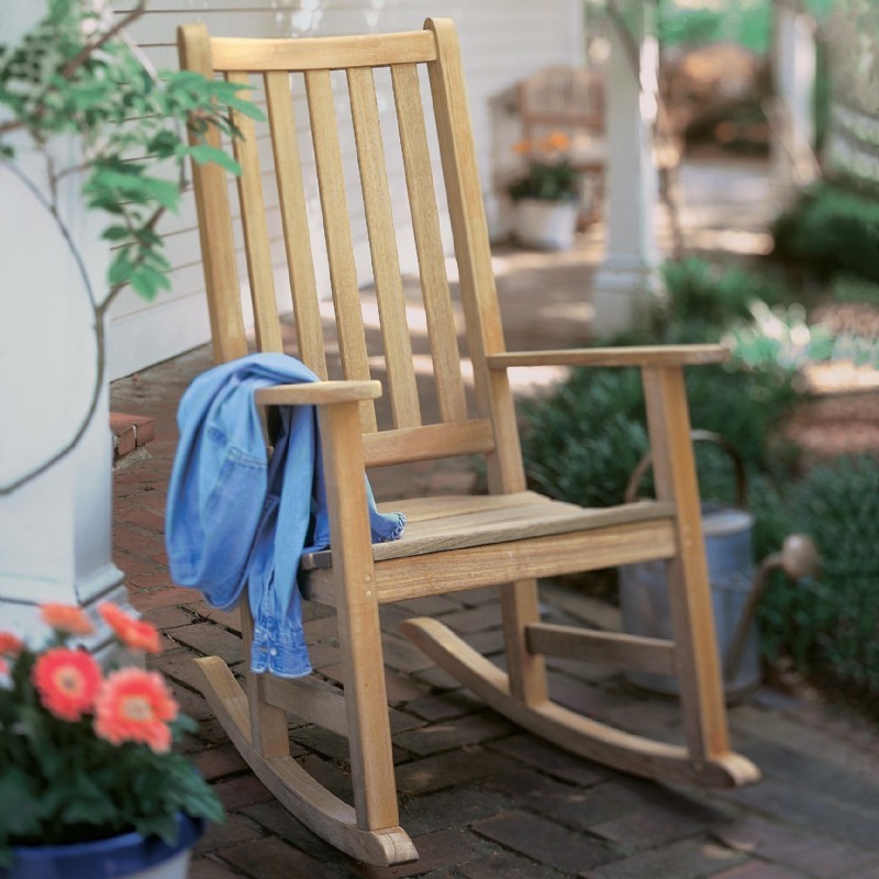 Shorea Wood Franklin Outdoor Rocking Chair alternative photo #1