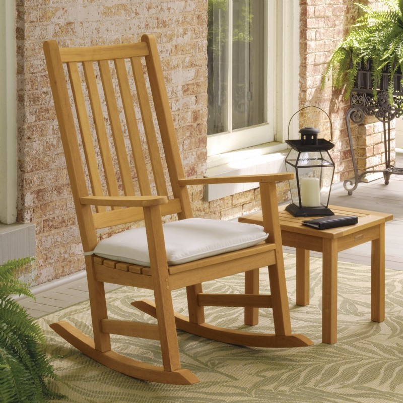 Shorea Wood Franklin Outdoor Rocking Chair alternative photo #3