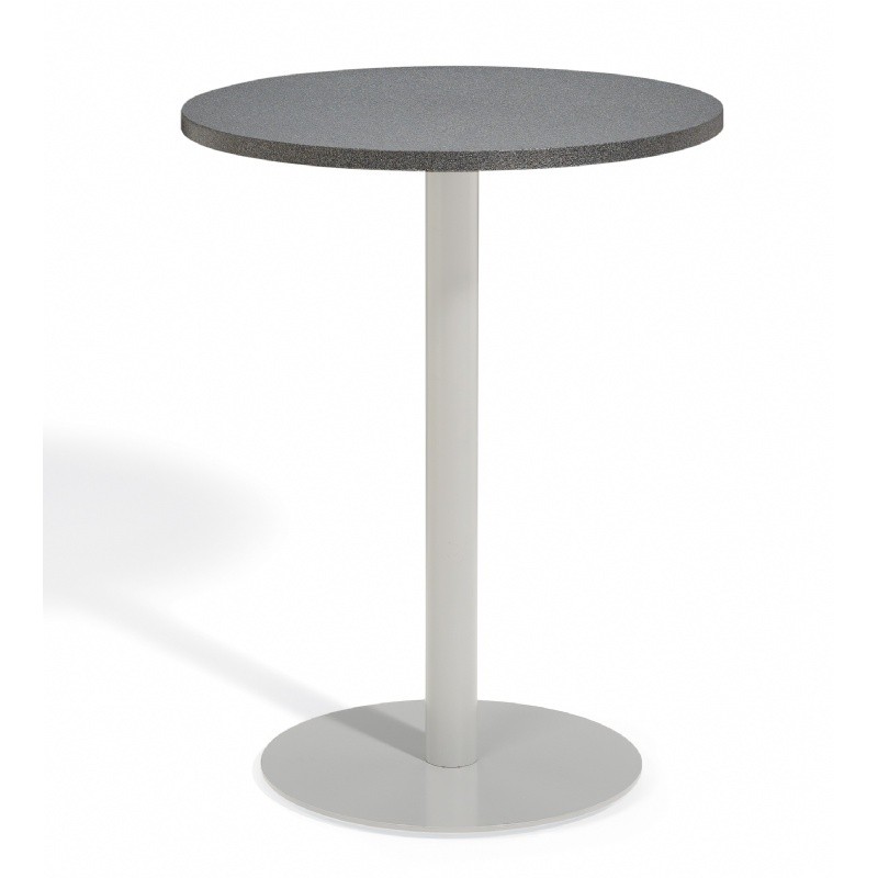 What's hot on outdoor furniture products: Round Dining Tables: Travira Aluminum Alstone Graphite Top Outdoor Bar Table 32 Inch