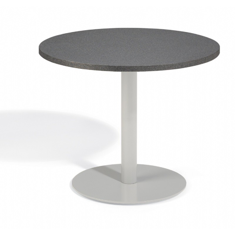 Travira Aluminum Alstone Graphite Top Outdoor Bistro Table 36 Inch