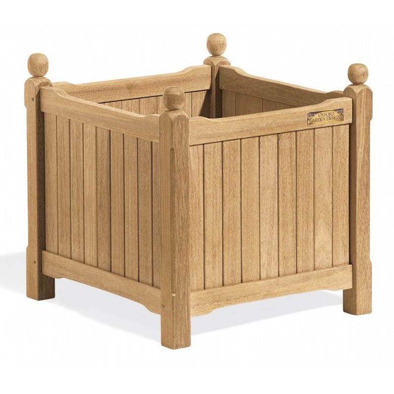 Shorea Wood English Outdoor Planter 19 inch