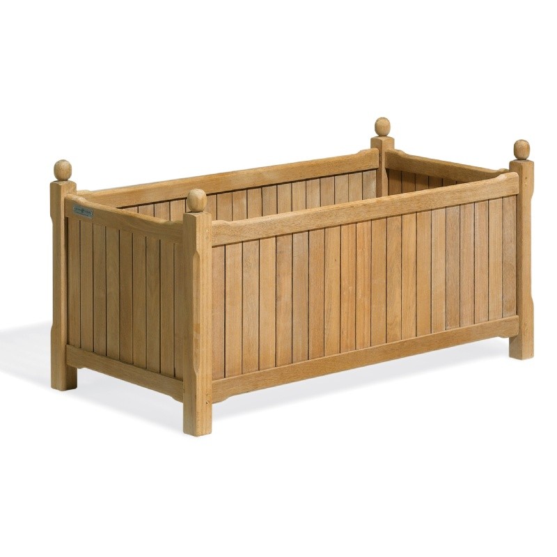 Shorea Wood English Outdoor Planter 38 inch