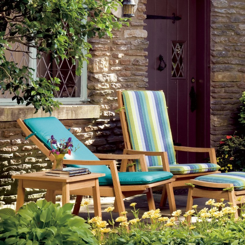 Shorea Wood Siena Outdoor Reclining Chair alternative photo