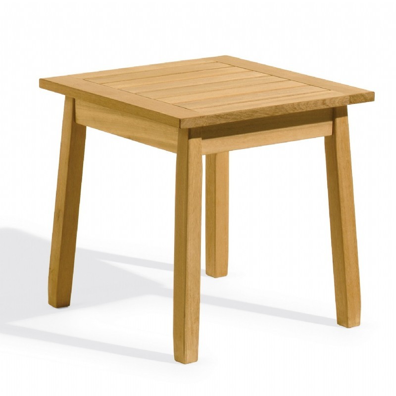 Shorea Wood Siena Square Outdoor End Table 20 inch